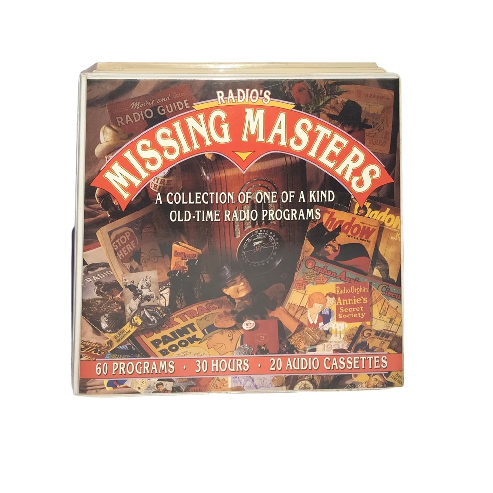 Rare Find “Radio’s Missing Masters” Audio Cassettes